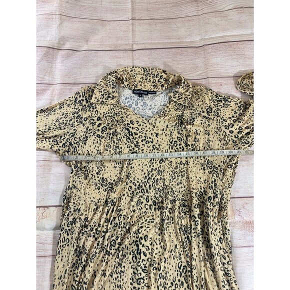 Tolani Collection Women's Long Sleeve Printed Collard Maxi Dress - 1XL - Picture 10 of 16